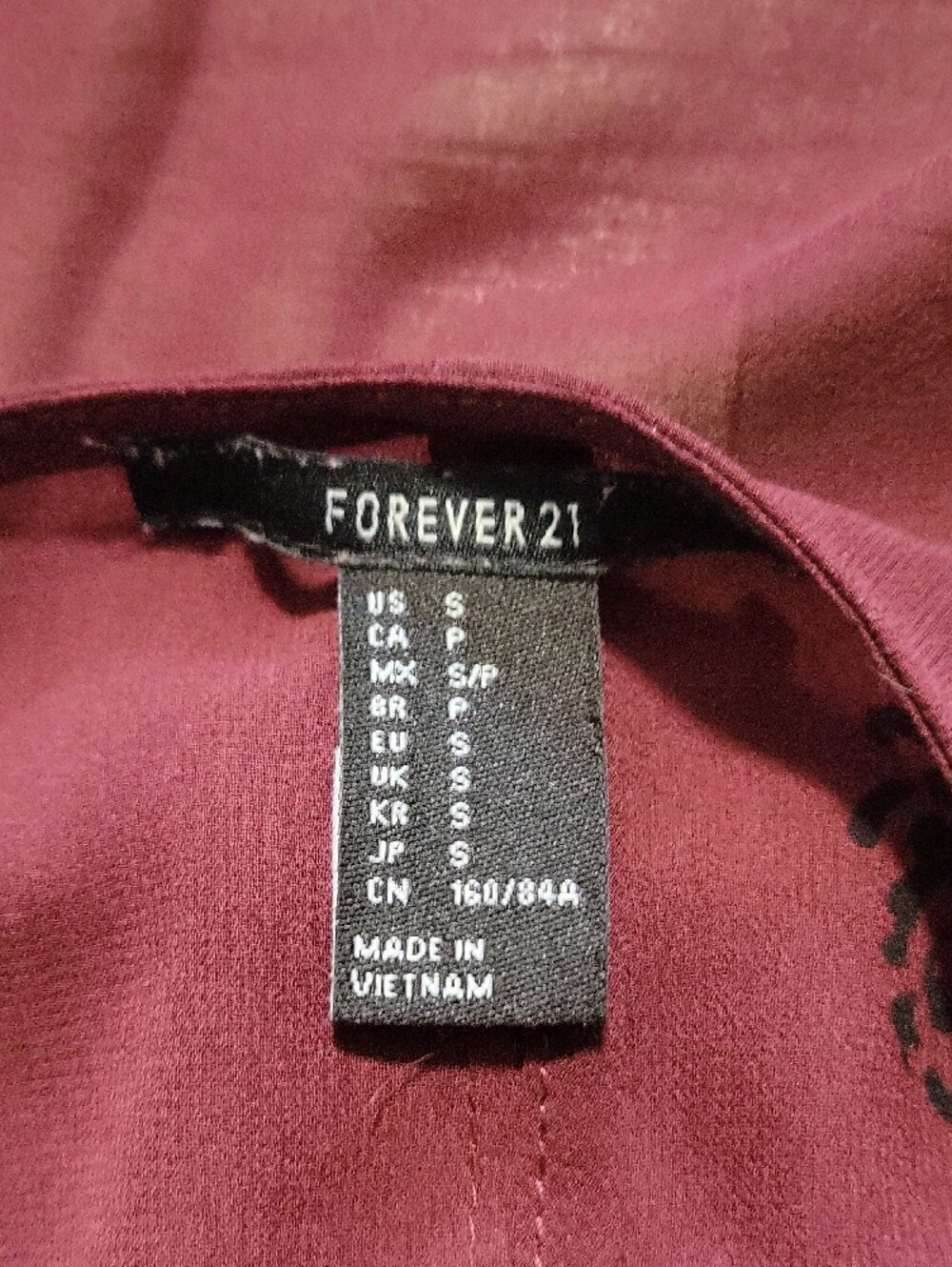 Forever 21 Sz S Mauve Floral Sheer Duster Cardigan - Picture 7 of 7